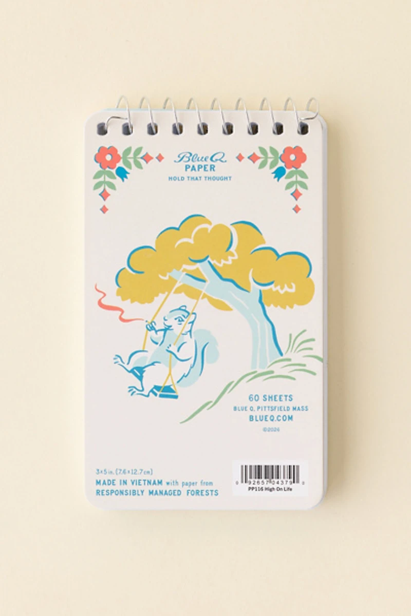 BlueQ High On Life Spiral Pocket Notebook