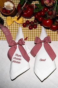 No Reservations Italian Dinner Napkin Set