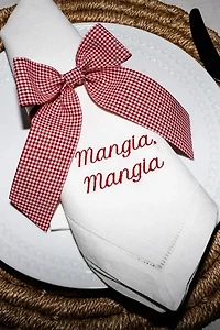 No Reservations Italian Dinner Napkin Set