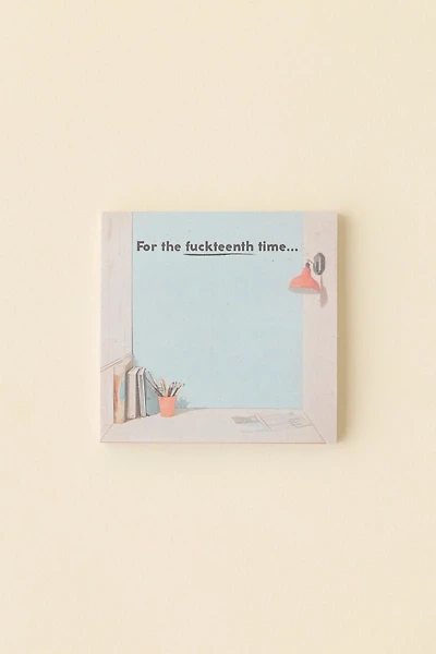 Bad Betty Greeting Co. For The F-Teenth Time Sticky Notepad