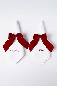 No Reservations Naughty/Nice Dinner Napkin Set