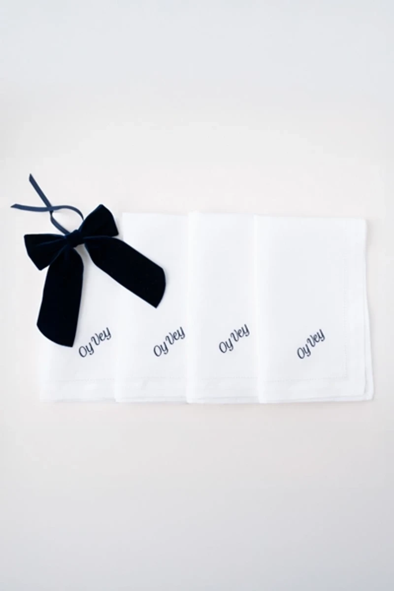 No Reservations Oy Vey Dinner Napkin Set