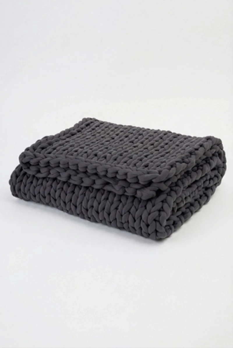 Bearaby Cotton Knitted Weighted Blanket