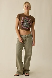 Les Doux Leopard Graphic Baby Tee