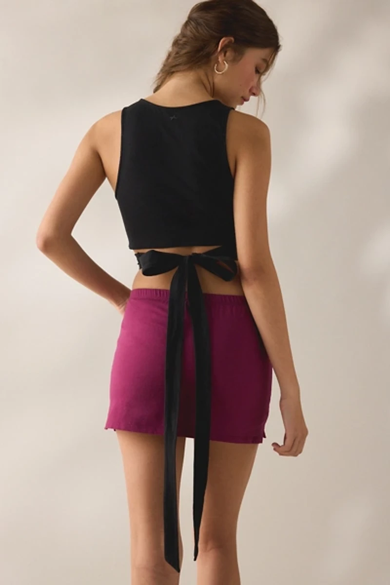 Out From Under Bec Ballet Wrap Tank Top