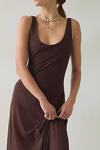 Steve Madden Sharlene Sheer Mesh Maxi Dress