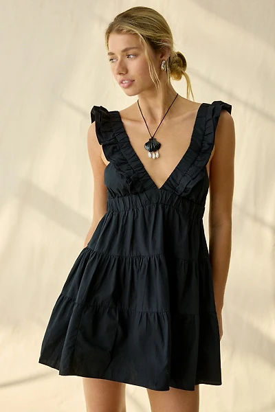 Kimchi Blue Main Stage Tiered Ruffle Mini Dress