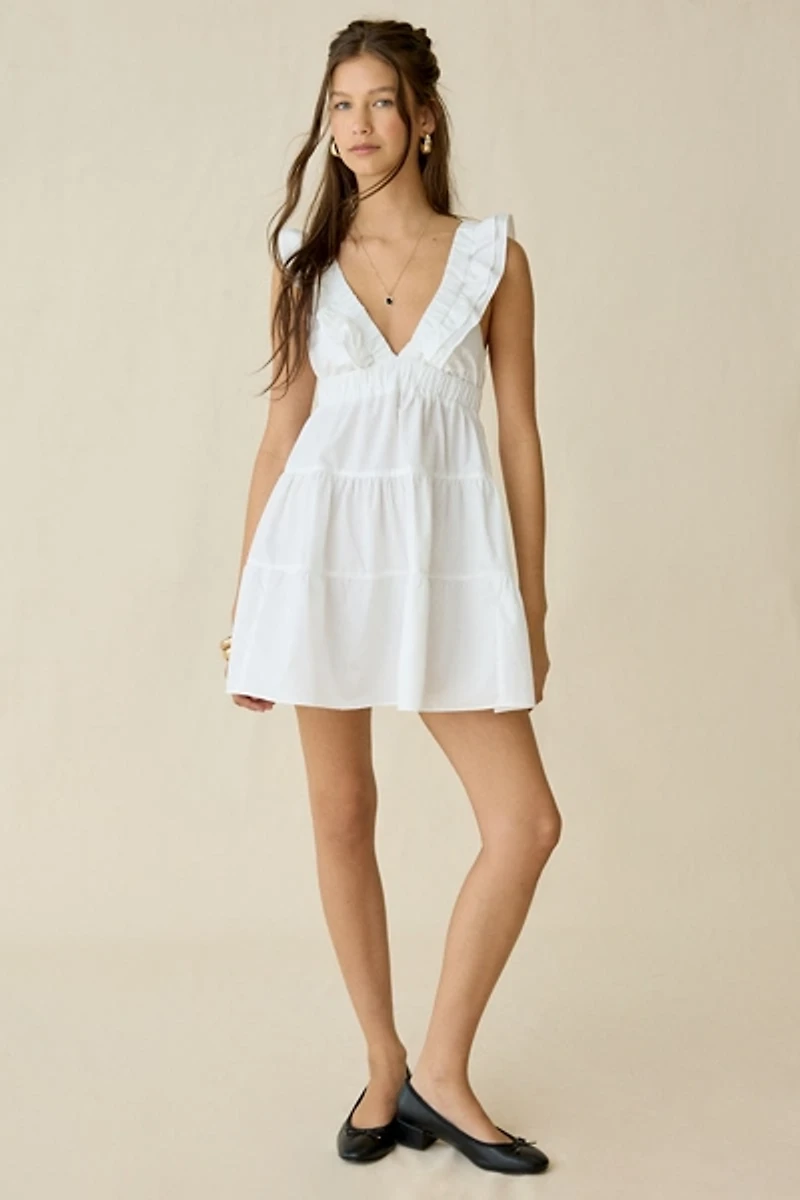 Kimchi Blue Main Stage Tiered Ruffle Mini Dress
