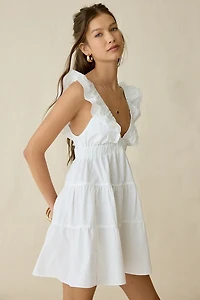 Kimchi Blue Main Stage Tiered Ruffle Mini Dress