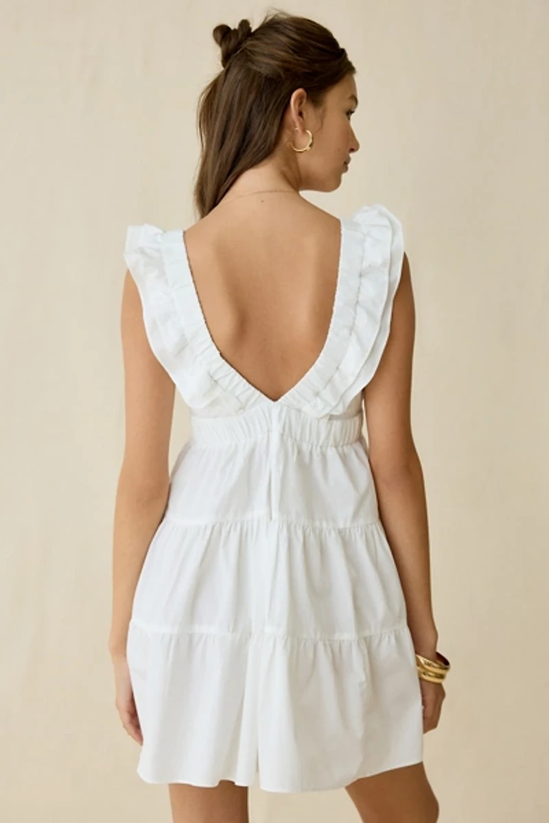 Kimchi Blue Main Stage Tiered Ruffle Mini Dress