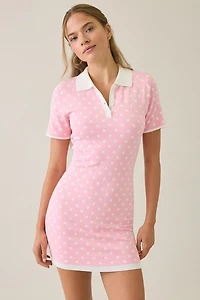 Elevator Disco Minnie Polka Dot Polo Mini Dress
