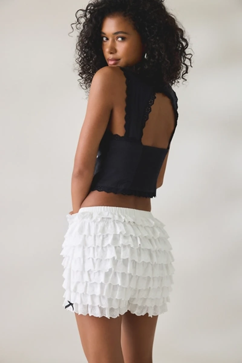 Elevator Disco Ruffle Waves Bloomer Shorts