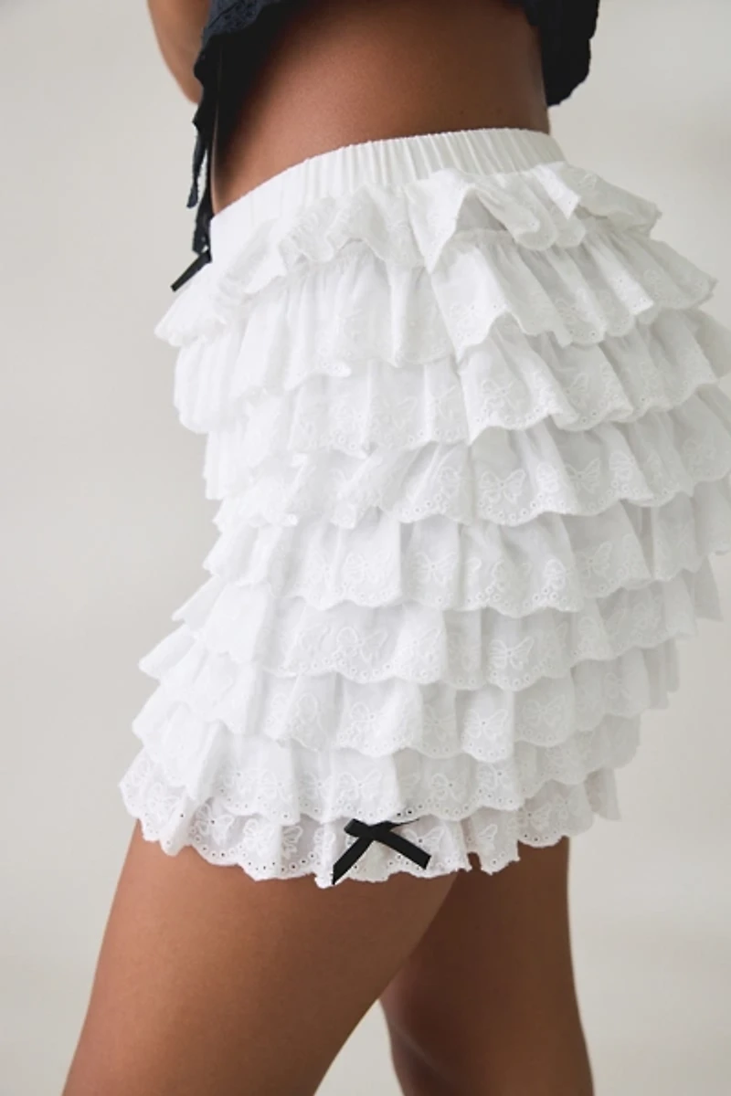 Elevator Disco Ruffle Waves Bloomer Shorts