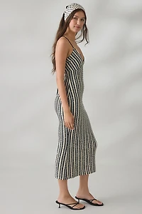 Elevator Disco Moonlight Sinna Sequin Embellished Knit Midi Dress