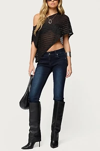 Edikted Eloise Low Rise Skinny Jeans