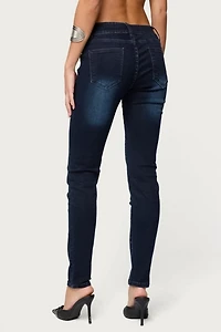 Edikted Eloise Low Rise Skinny Jeans