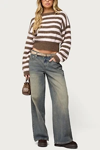 Edikted Vintage Washed Low Rise Baggy Jeans