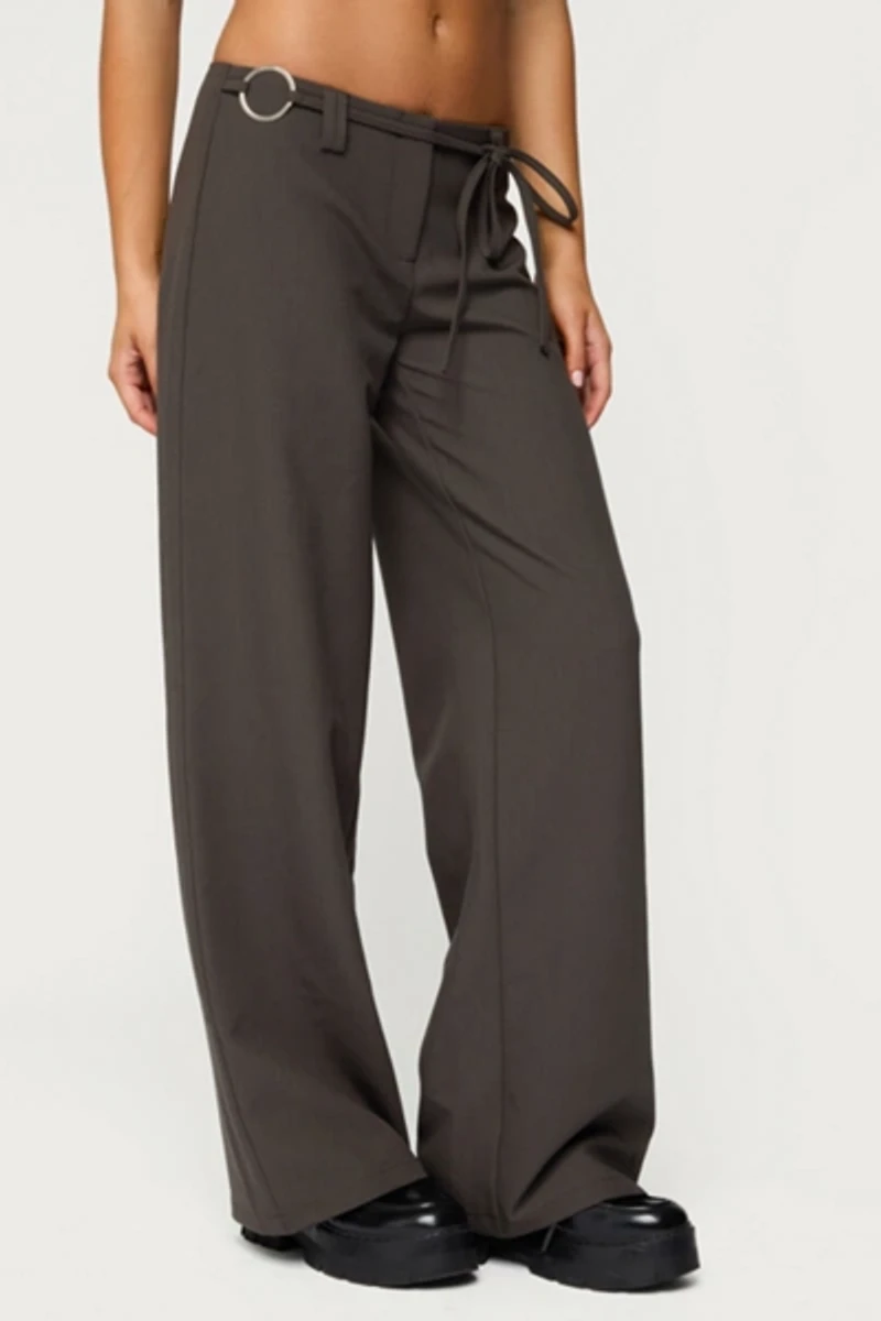 Edikted Raphael Tie Belt Pants