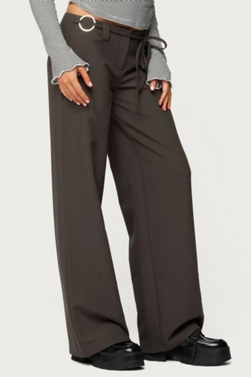 Edikted Raphael Tie Belt Pants
