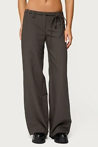 Edikted Raphael Tie Belt Pants