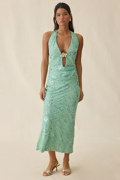 Elevator Disco Selina Beaded Midi Skirt