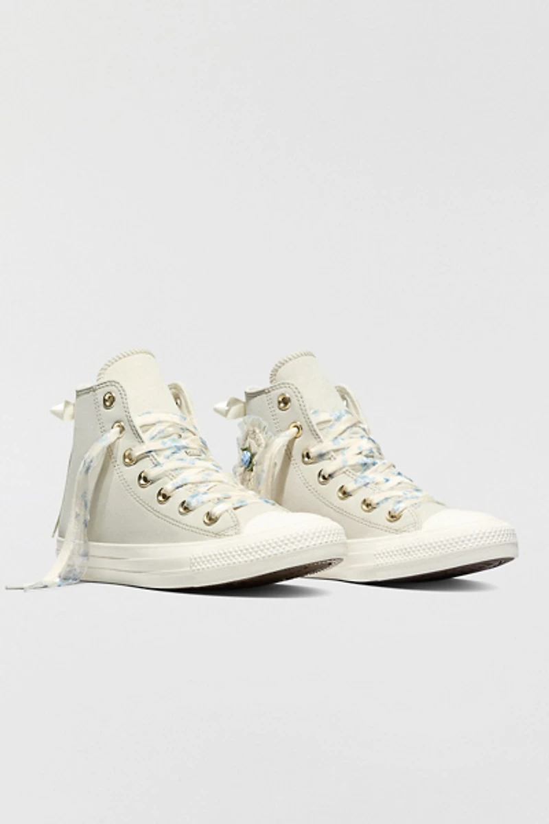 Converse Chuck Taylor All Star Floral Ruffles High Top Sneakers