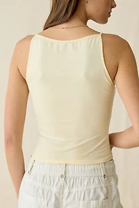Motel Dudley Blurry Tulip Graphic Vest Top