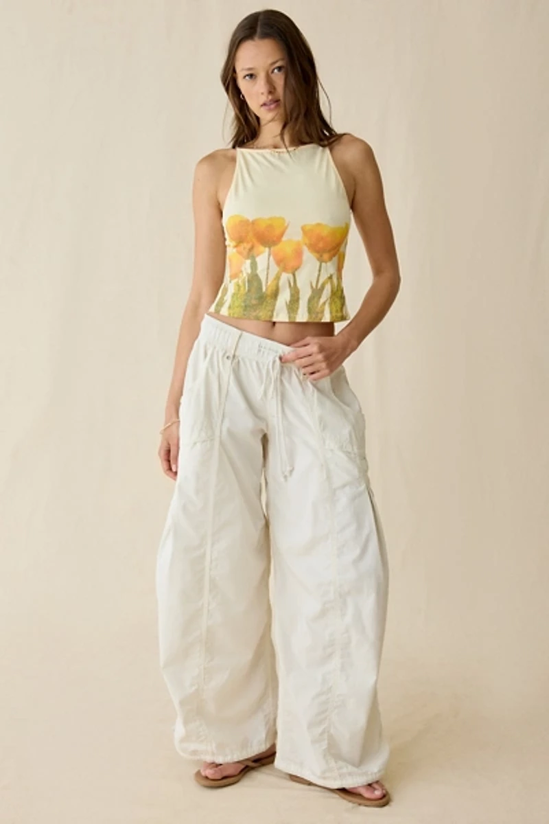 Motel Dudley Blurry Tulip Graphic Vest Top