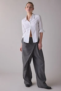 Motel Kanna Asymmetric Pleated Baggy Trouser