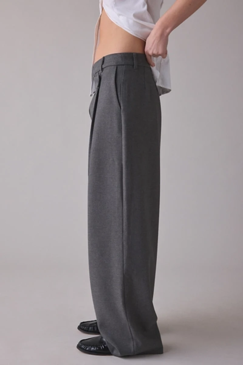 Motel Kanna Asymmetric Pleated Baggy Trouser