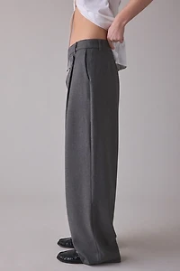 Motel Kanna Asymmetric Pleated Baggy Trouser