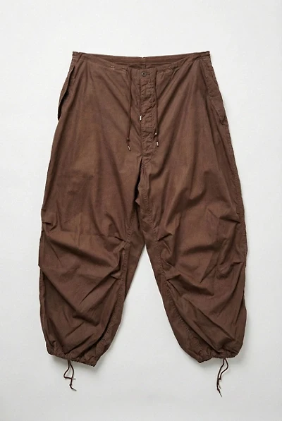 Vintage Overdyed Brown Parachute Baggy Pants