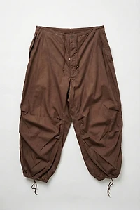Vintage Overdyed Brown Parachute Baggy Pants