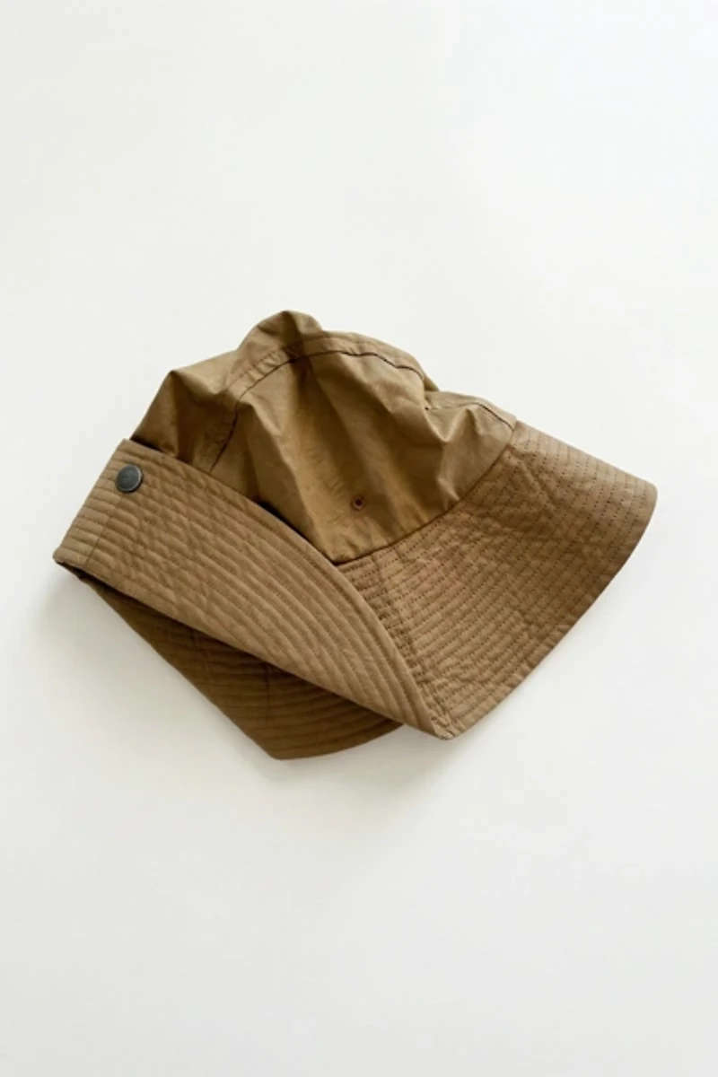 MHL Margaret Howell Gabardine Snap Bucket Hat