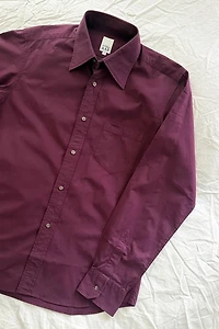 Vintage Yohji Yamamoto D'Urban A.A.R Burgundy Cotton Shirt