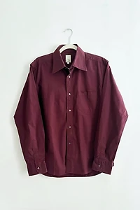 Vintage Yohji Yamamoto D'Urban A.A.R Burgundy Cotton Shirt