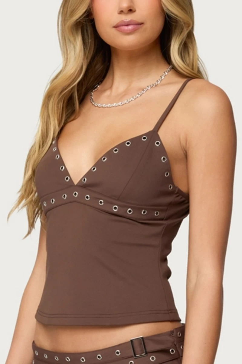 Edikted Hailie Grommet Tank Top