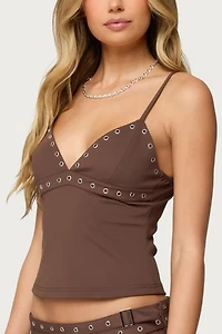 Edikted Hailie Grommet Tank Top