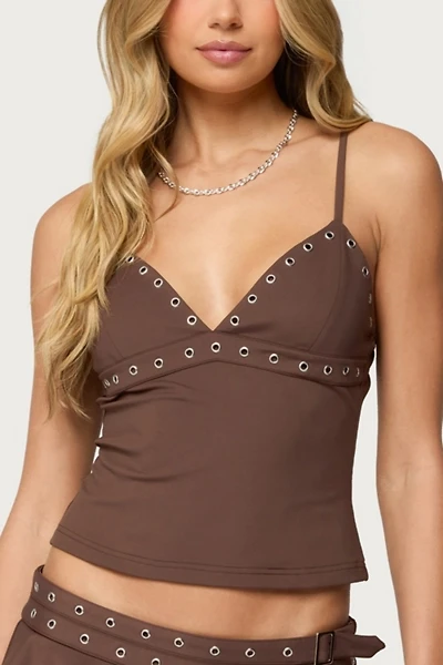 Edikted Hailie Grommet Tank Top