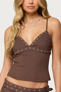 Edikted Hailie Grommet Tank Top