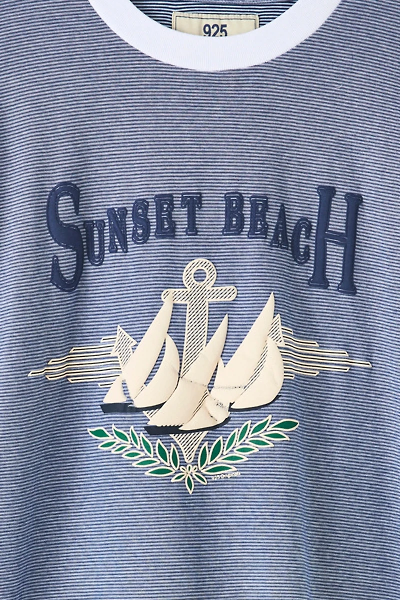 925 Originals Sunset Beach Graphic Tee