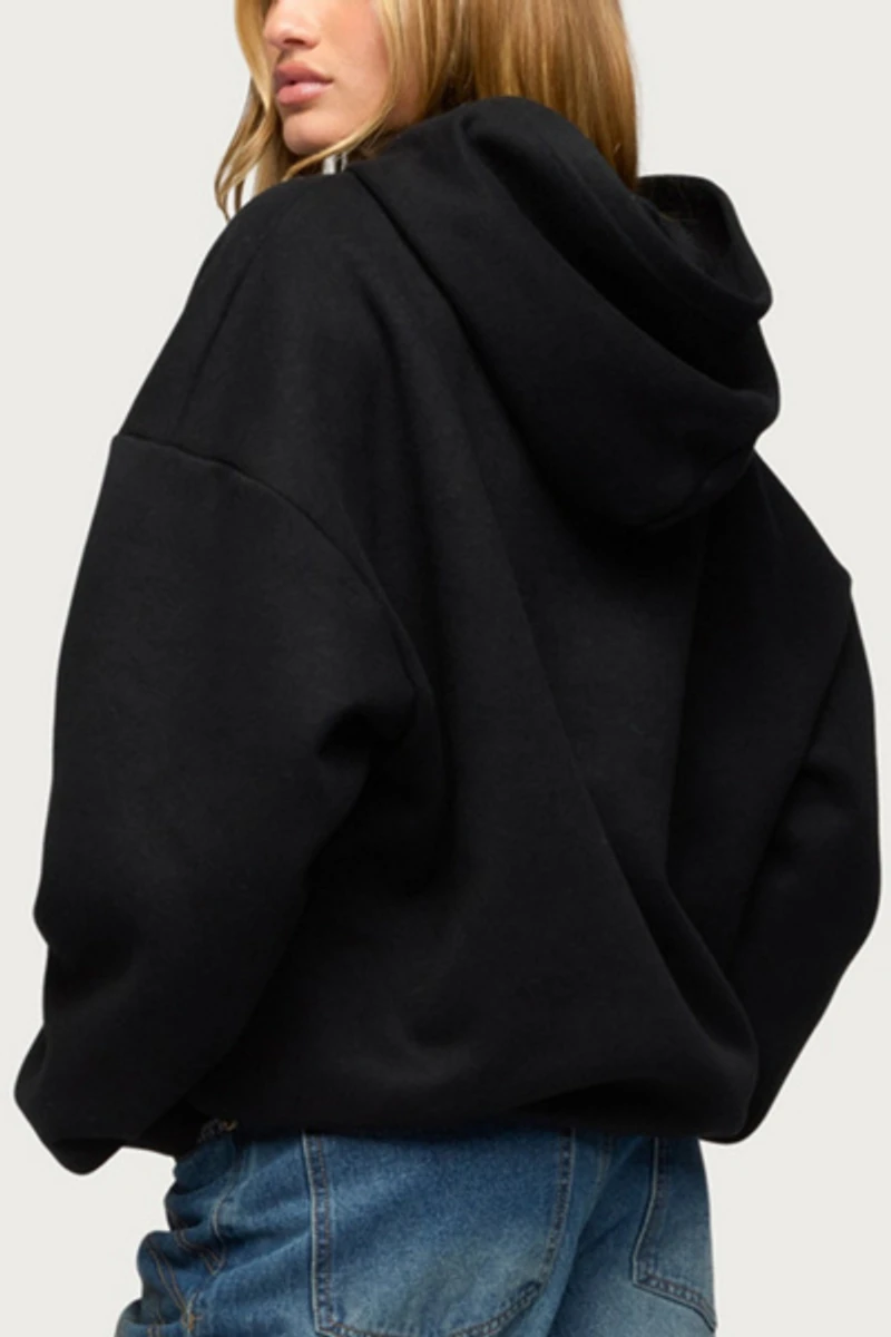 Edikted Camo Cutie Oversized Hoodie