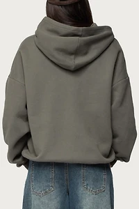 Edikted Camo Cutie Oversized Hoodie