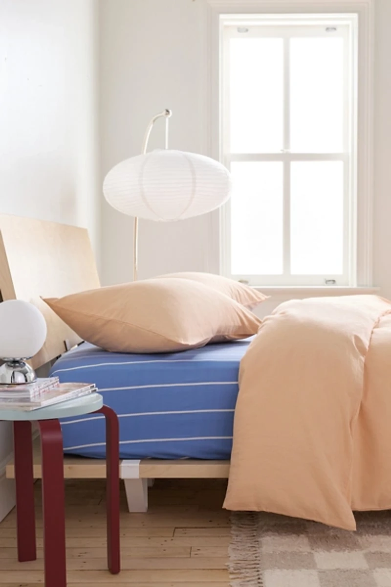 Classic Linen-Blend Duvet Cover