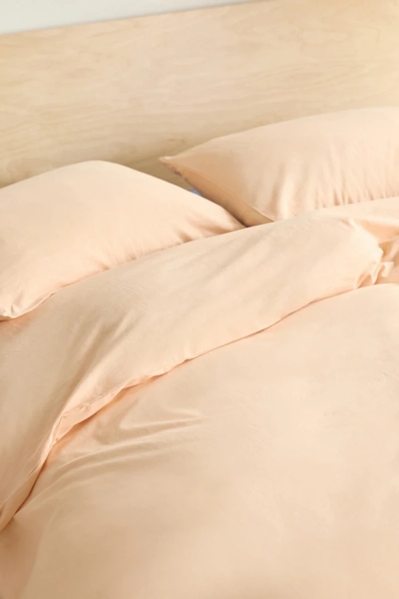 Classic Linen-Blend Duvet Cover