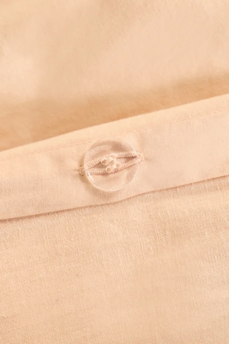 Classic Linen-Blend Duvet Cover