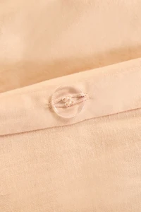 Classic Linen-Blend Duvet Cover
