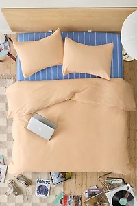 Classic Linen-Blend Duvet Cover