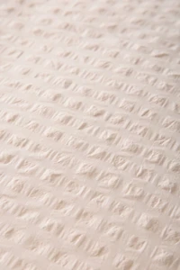Seersucker Tied Trim Cotton Duvet Cover