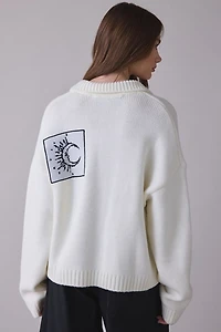 The Ragged Priest Post Polo Collar Sweater